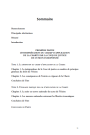 L’interprétation du champ d’application de la Charte des droits fondamentaux de l’Union européenne