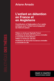 L'enfant en détention en France et en Angleterre