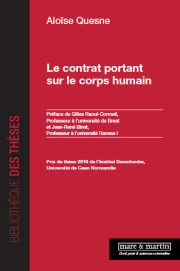 Le contrat portant sur le corps humain