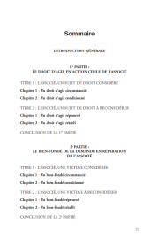 L'action civile de l'associé en droit pénal des sociétés