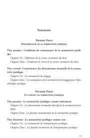 La normativité en droit