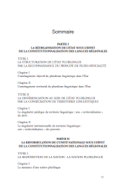 L’État-Nation à l’épreuve de la constitutionnalisation des langues régionales