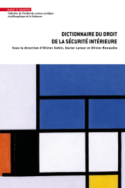 Dictionnaire du droit et de la sécurité intérieure