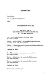 Les fichiers pénaux de l’Union européenne