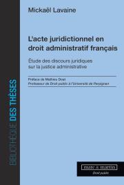 L’acte juridictionnel en droit administratif français