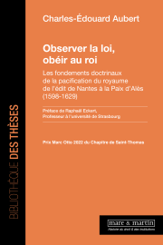 Observer la loi, obéir au roi