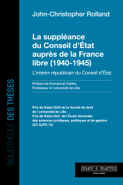 La suppléance du Conseil d’État auprès de la France libre (1940-1945)