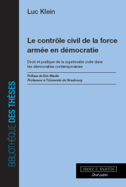 Le contrôle civil de la force armée en démocratie