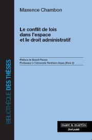 Le conflit de lois dans l'espace et le droit administratif