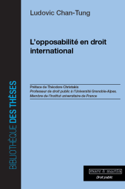 L'opposabilité en droit international