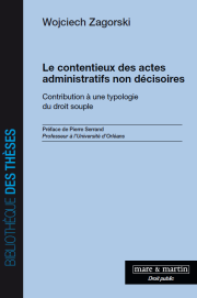 Le contentieux des actes administratifs