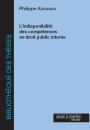 L’indisponibilité des compétences en droit public interne