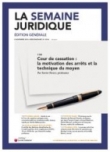 La semaine juridique édition spéciale